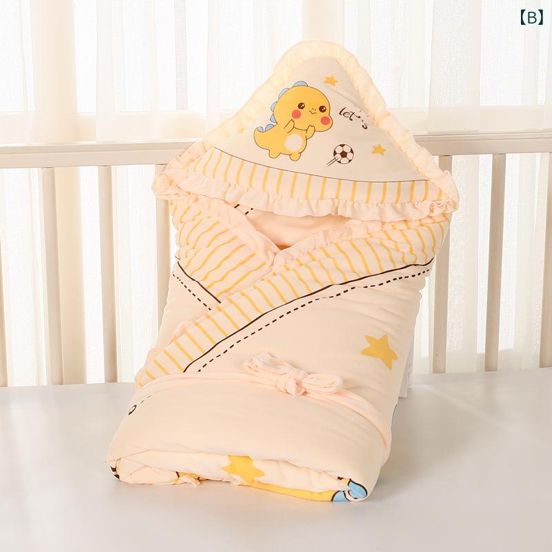 セキュアデポのおくるみ ベビー 新生児 赤ちゃん 厚手 防寒 インナー取り外し可能 オールシーズン対応 お出かけ用 抱っこ布団 スリーパー 産院準備 退院時 出産祝い｜アングル3