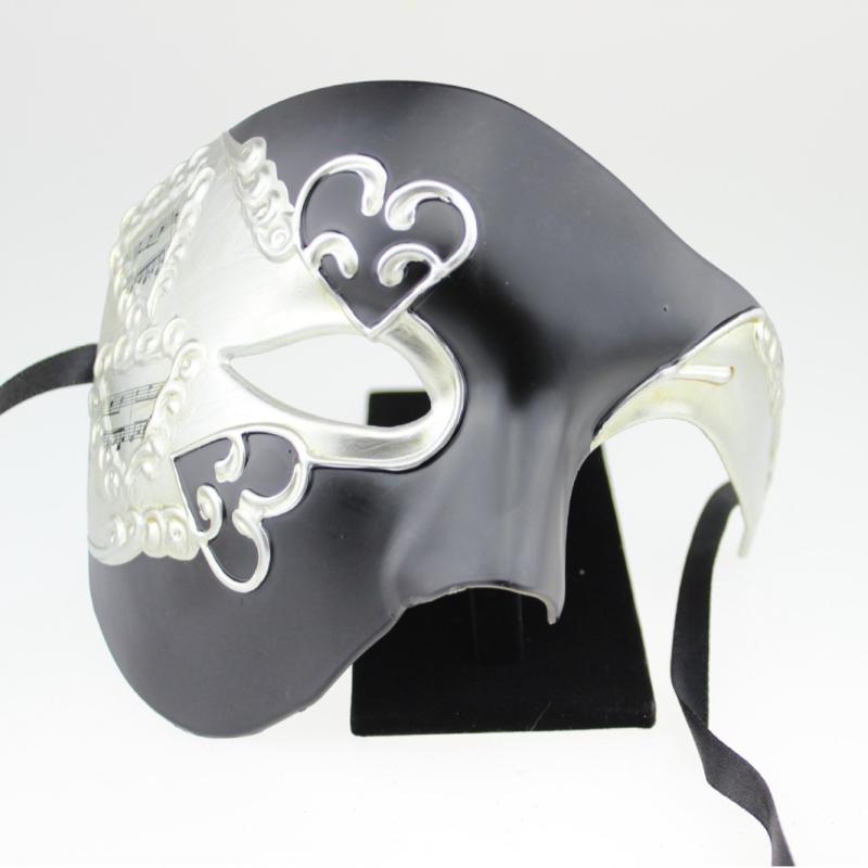 マスク メンズ ベネチア オペラ座の怪人 仮面舞踏会 レトロ クラシック ハーフフェイス 片目 アイマス..