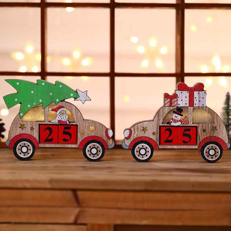 ・カテゴリ: クリスマス・素材: 木材・製法: 手作り・仕様: 車側面発光カレンダー（雪だるま、サンタ）・おすすめシーン: パーティー、イベント・おすすめギフト相手: 子供、同級生、恩師・適用イベント: クリスマス