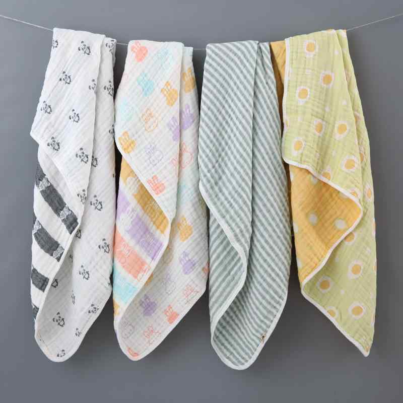 ベビー 毛布 子供 赤ちゃん用 多機能 六重ガーゼ 綿100％ 吸水性 ジャカード織り 冷房対策 大判 ブランケット 出産祝い ギフト