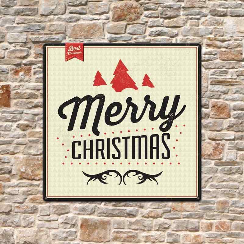 アートパネル レトロ ヴィンテージ ブリキ メタル クリスマス 個性的 ウォールアート モダン シンプル ..