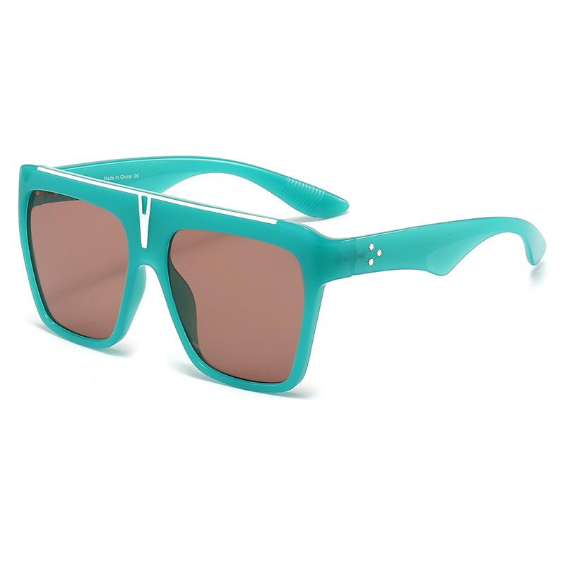 サングラス レディース UV400 UVカット 紫外線対策 眩しさ軽減 軽量 スクエア型 ビッグフレーム PC素材..