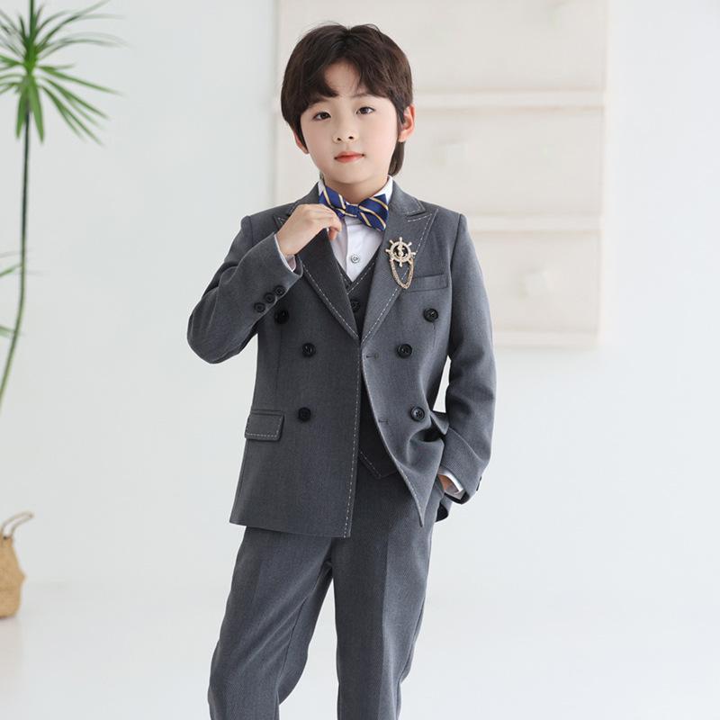 キッズ 男の子 スーツ フォーマル セットアップ ブリティッシュスタイル 発表会 ピアノ 演奏会 結婚式 リングボーイ 司会 1歳 誕生日 記念日 七五三 入園...