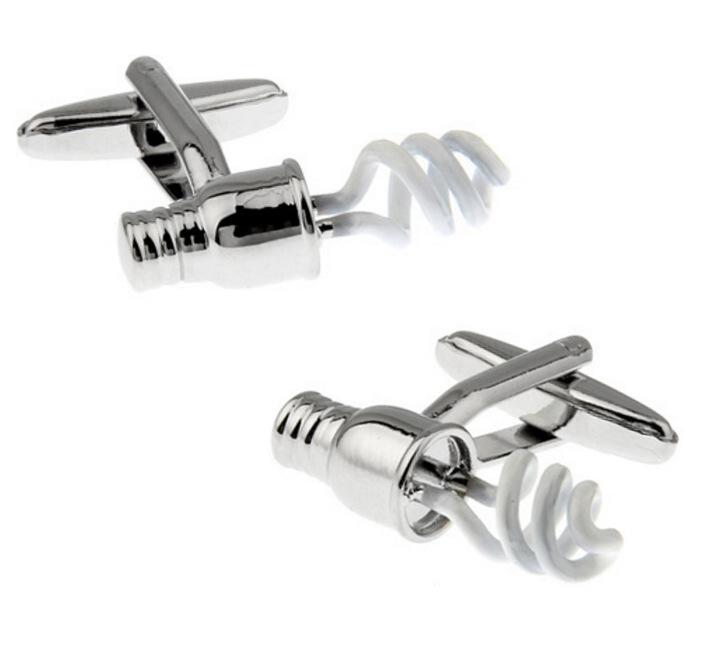 カフス カフスボタン メンズ レディース ユニセックス 男女兼用 銅製 電気メッキ加工 電球モチーフ 個..