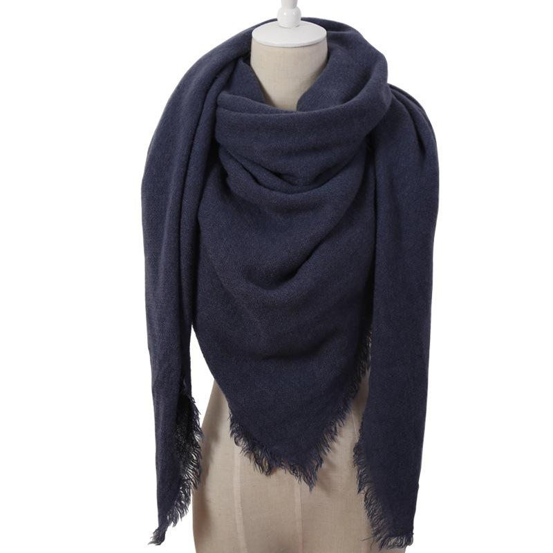 ストール レディース 大判 カシミヤタッチ 無地 あったか 保温 防寒 ショール スクエア アクリル 秋冬 冷房対策 通勤 通学 普段使い