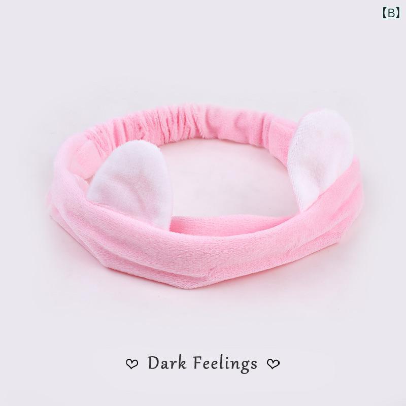 ヘアバンド レディース 女性用 カップル ペア 洗顔用 メイク パック お風呂上がり ルームウェア ふわふわ もこもこ 吸水速乾 やわらか 韓国風 かわいい おしゃれ 猫耳 うさ耳 リボン