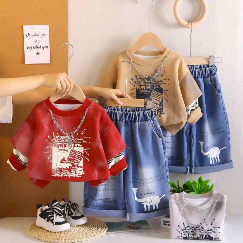 スウェット キッズ 男の子 ブロック柄 落書き風 プルオーバー 長袖 ストライプ切り替え袖 柔らかい肌触..