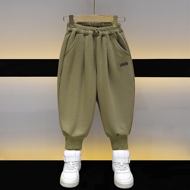 パンツ キッズ 男の子 ウエストゴム 裾絞り テーパード スウェット やわらか素材 コットン 春夏 カジュ..