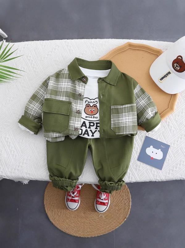 セットアップ 男の子 キッズ ベビー 幼児 子供 春秋 韓国風 おしゃれ かっこいい 柔らか 肌触り シャツ..