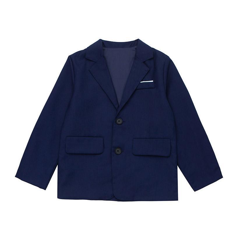 ジャケット 男の子 キッズ スーツ ブレザー 柔らか素材 シングルボタン テーラードカラー 無地 ポリエステル 英国風 韓国風 カジュアル フォーマル 結婚式 ...