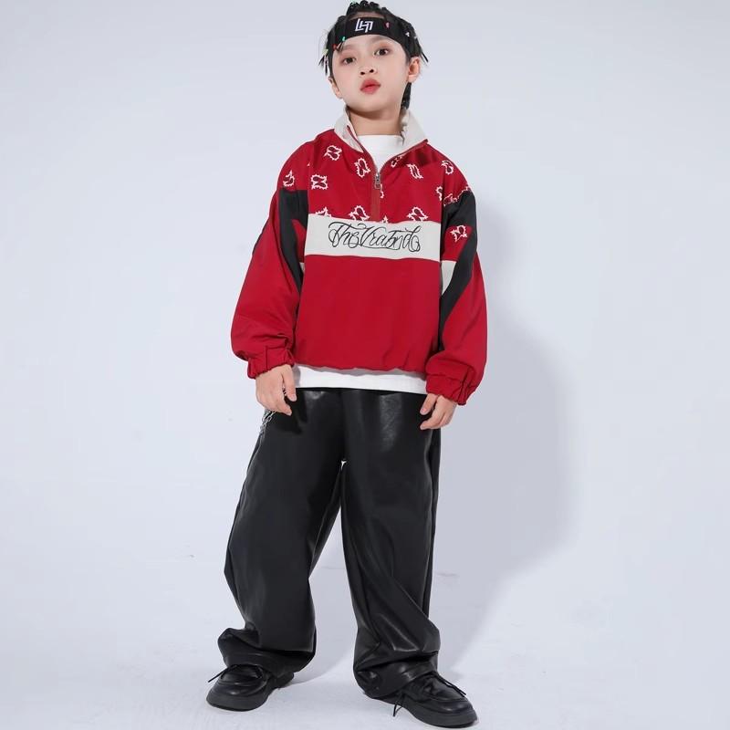 キッズ 女の子 ダンス衣装 ヒップホップ ストリート ジャズダンス 発表会 舞台 ステージ イベント パフォーマンスウェア おしゃれ かっこいい トレンド ファッションショー モデル ランウェイ