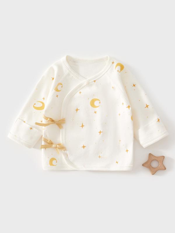 ベビー 新生児 A類安全基準 綿100% 前開き 短肌着 0-3ヶ月 赤ちゃん 肌着 上着 男女兼用 出産準備 出産..