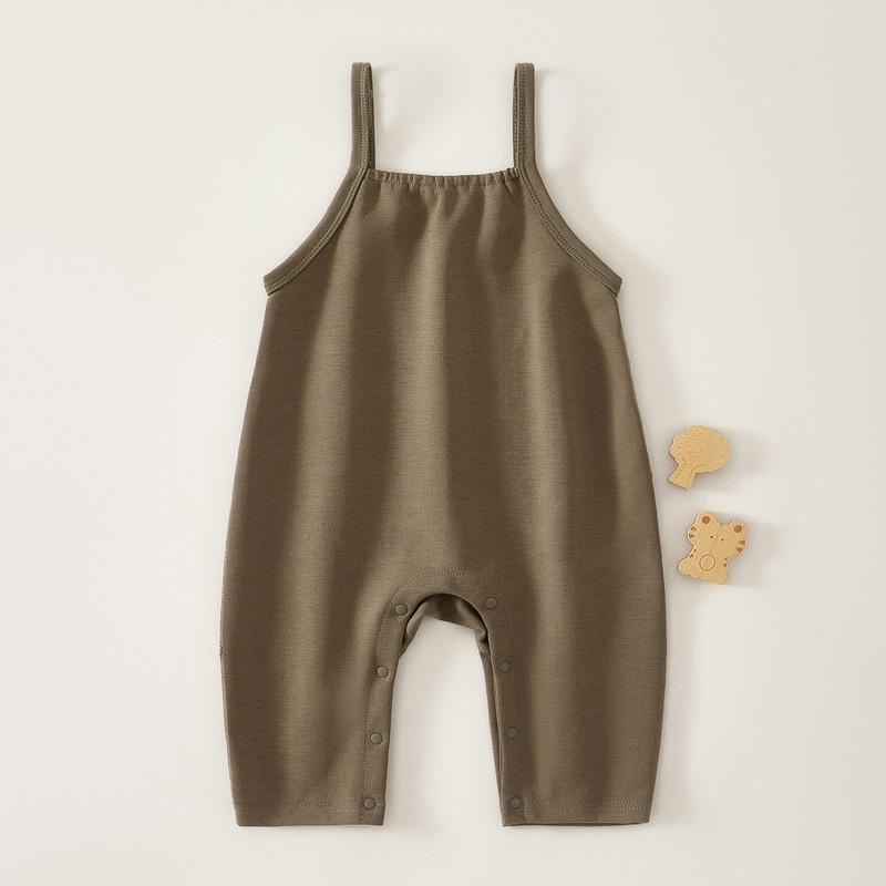 サロペット ベビー キッズ 男の子 女の子 男女兼用 柔らかな肌触り コットン 綿混 ロング丈 秋物 韓国..