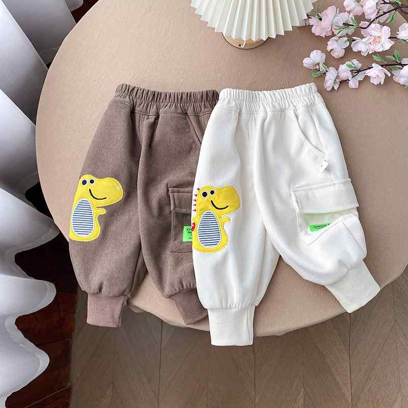 パンツ キッズ 男の子 女の子 子供服 秋冬 スポーツ コーデュロイ 恐竜 スウェット カジュアル ロング..
