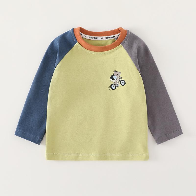 カットソー キッズ ベビー 男女兼用 長袖 綿95% 柔らか綿 ソフトタッチ インナー 肌着 プルオーバー 普..