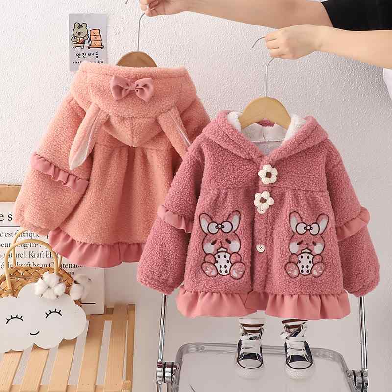アウター 女の子 ベビー キッズ 冬服 裏起毛 厚手 防寒 あったか 保温 おしゃれ カジュアル かわいい ..