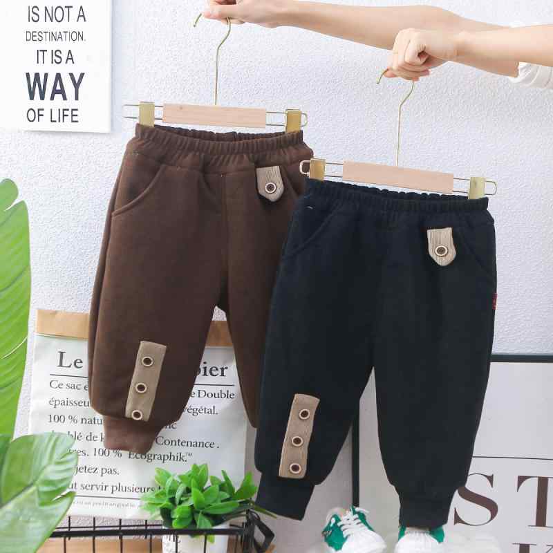 パンツ ベビー 男の子 裏起毛 厚手 あったか 綿混 ゴムウエスト 股開き ミドルウエスト やわらか 長ズボン カジュアル おしゃれ 子供服 秋冬 1歳 2歳 3歳 80cm 90cm 100cm 110cm 120cm 130cm