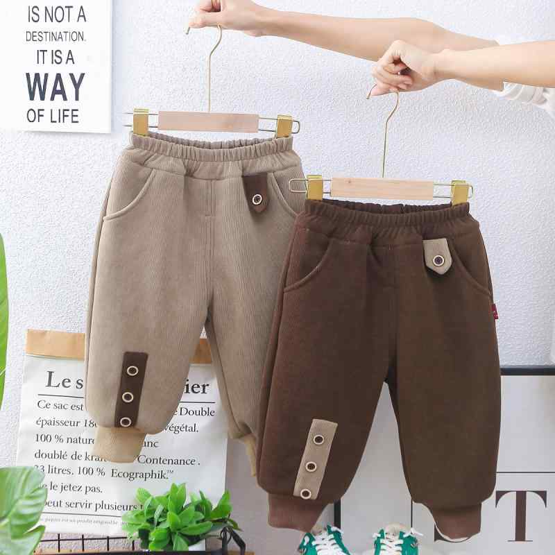 キッズパンツ ベビー 子供 男の子 女の子 男女兼用 裏起毛 厚手 保温 暖かい 柔らかい A類安全基準 三..