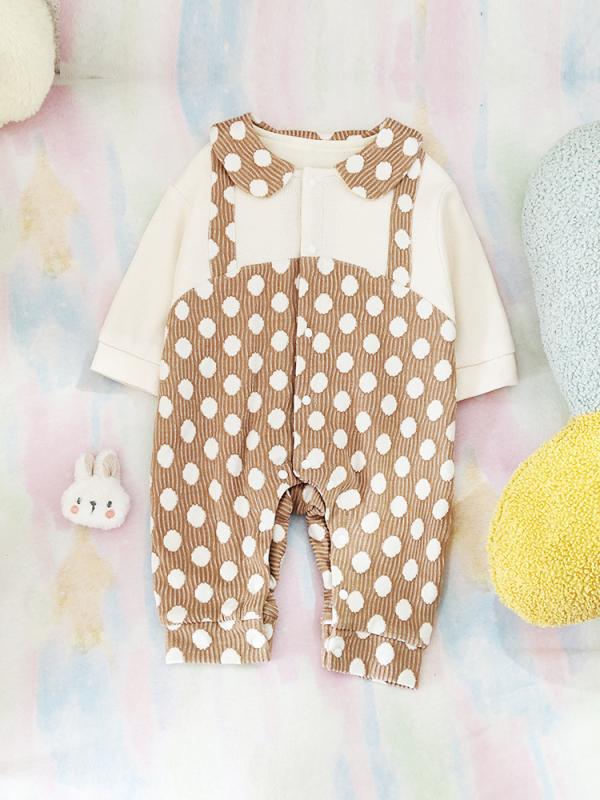 ロンパース カバーオール プレオール 女の子 男の子 赤ちゃん ベビー 新生児 綿 コットン 長袖 前開き ..