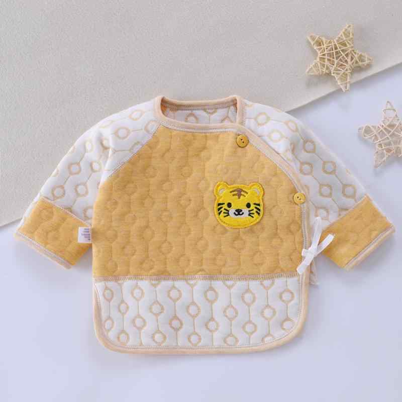 ベビー 新生児 肌着 保温 漏れ防止 綿 コットン やわらか 丸首 ランニングシャツ 男女兼用 0歳 1歳向け..