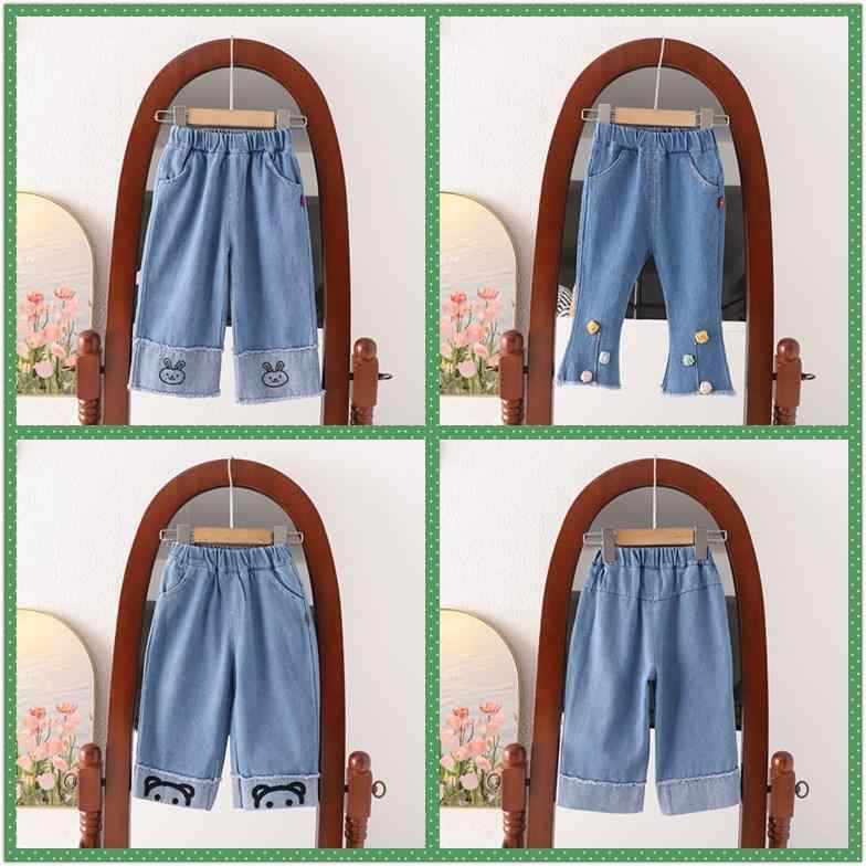 パンツ ベビー キッズ 男の子 女の子 男女兼用 コットン100% ソフト加工 デニム ジーンズ ロングパンツ..