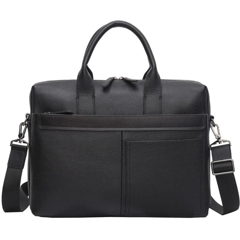 ビジネスバッグ メンズ 男性用 本革 牛革 耐摩耗 大容量 14インチPC対応 ブリーフケース 手提げ ショル..
