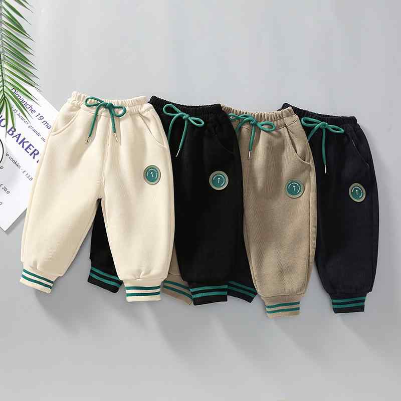 ベビー 男の子 裏起毛 厚手 あったか スウェットパンツ 秋冬 総裏ボア 綿 長ズボン カジュアル 部屋着 ..