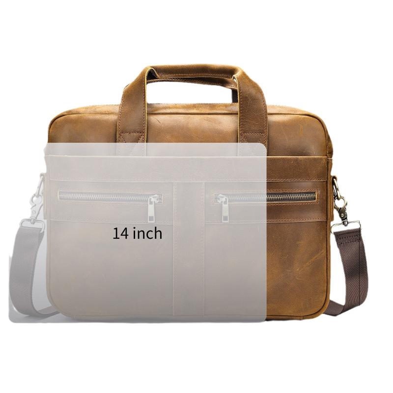 ビジネスバッグ メンズ 本革 牛革 クレイジーホースレザー 撥水 耐久性 ブリーフケース 手提げ ノートP..