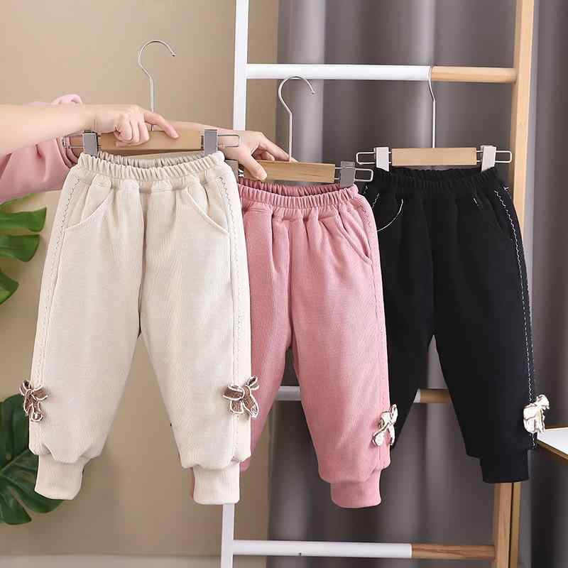 ロングパンツ 女の子 ベビー キッズ 秋冬 防寒 保温 あったか 中綿入り 裏起毛 コットン やわらか かわ..