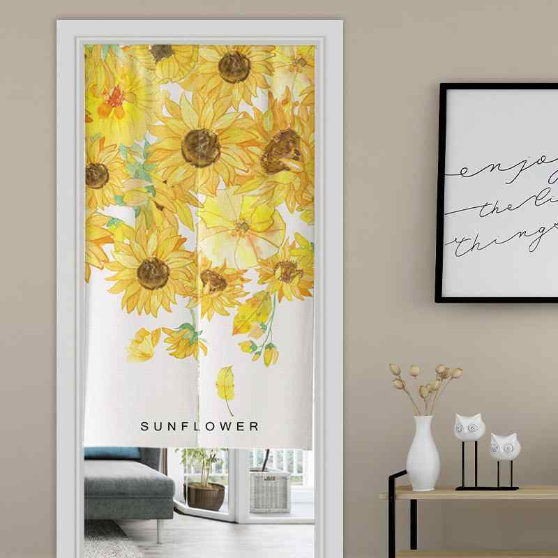 のれん 北欧風 シンプル おしゃれ 花柄 キャラクター かわいい 布製 ファブリック 間仕切り 目隠し 玄関 キッチン ダイニング リビング 寝室 廊下 脱衣所 部屋の模様替え インテリア