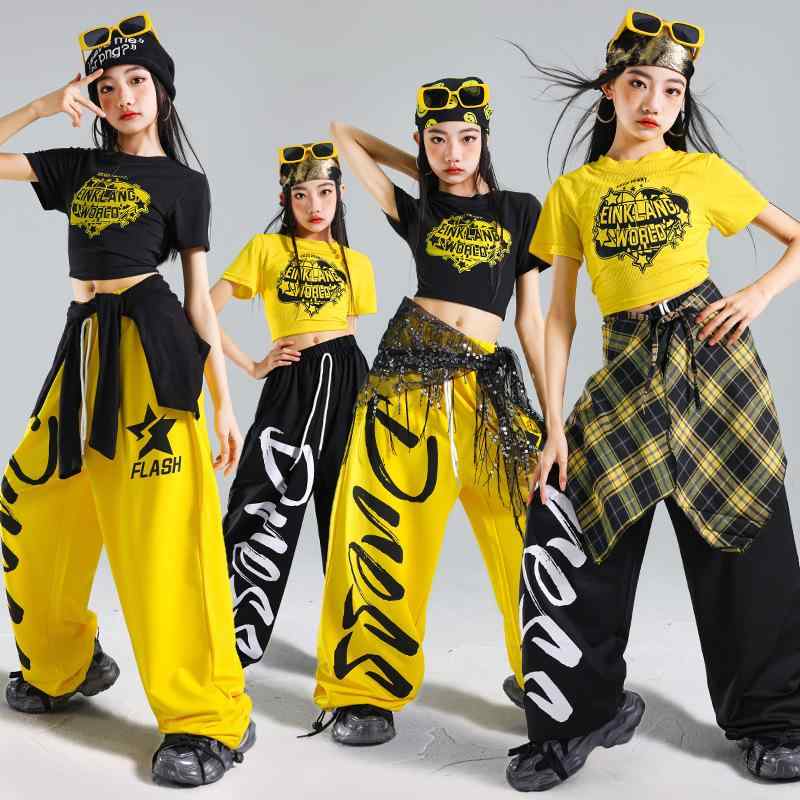 ダンスウェア キッズ 女の子 ジャズダンス ストリートダンス ヒップホップ 練習着 発表会 衣装 トップ..