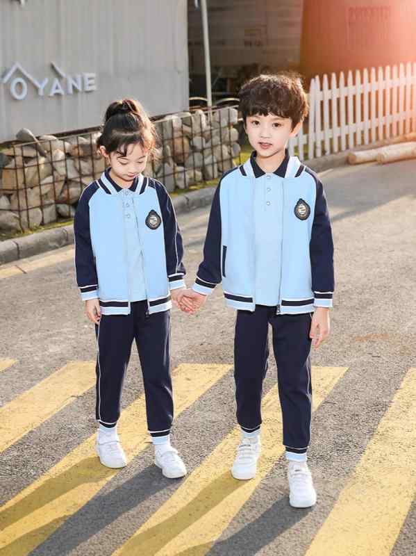 スクールユニフォーム キッズ 幼稚園 小学生 通学服 運動着 学院風 プレッピースタイル ジップアップ ..