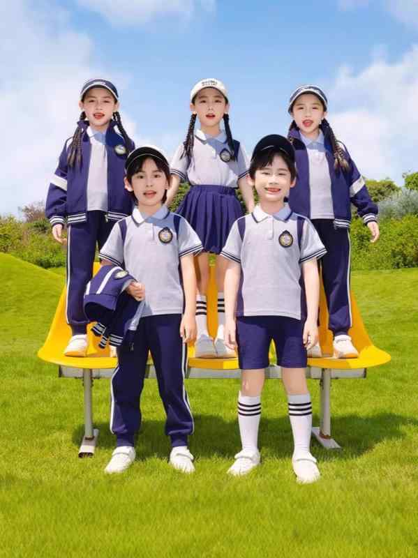 樂天商城 - スクールユニフォーム キッズ 子供用 小学生 幼稚園 園児 春秋 運動着 スポーツウェア 綿100% 柔らか素材 ジップアップ カジュアルウェア 男女兼用 3点セット