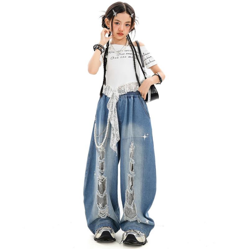 キッズ ガールズ ダンス衣装 ジャズダンス ストリートダンス トレンディ クール おしゃれ スイート 甘..