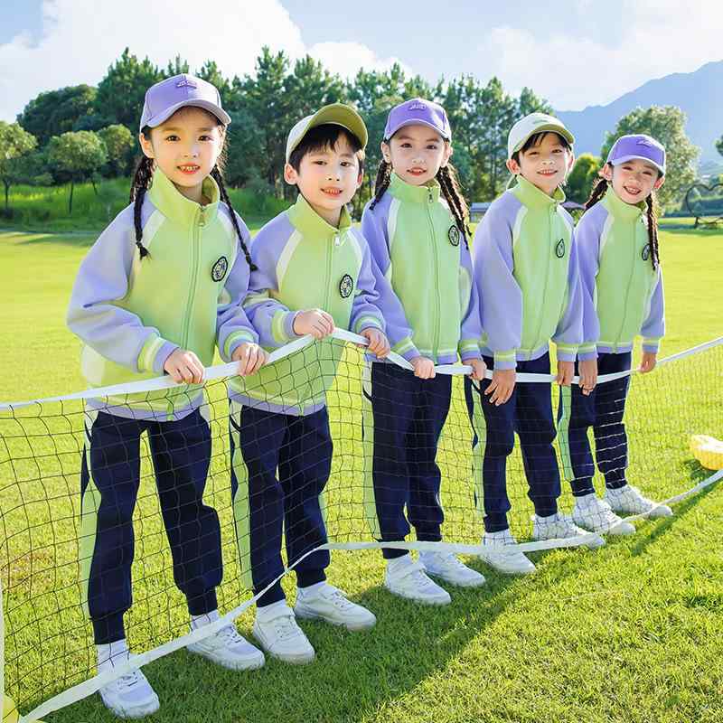 制服 キッズ 小学生 学院風 春秋 セットアップ 上下セット 運動会 通学 スクールウェア スポーティー ..