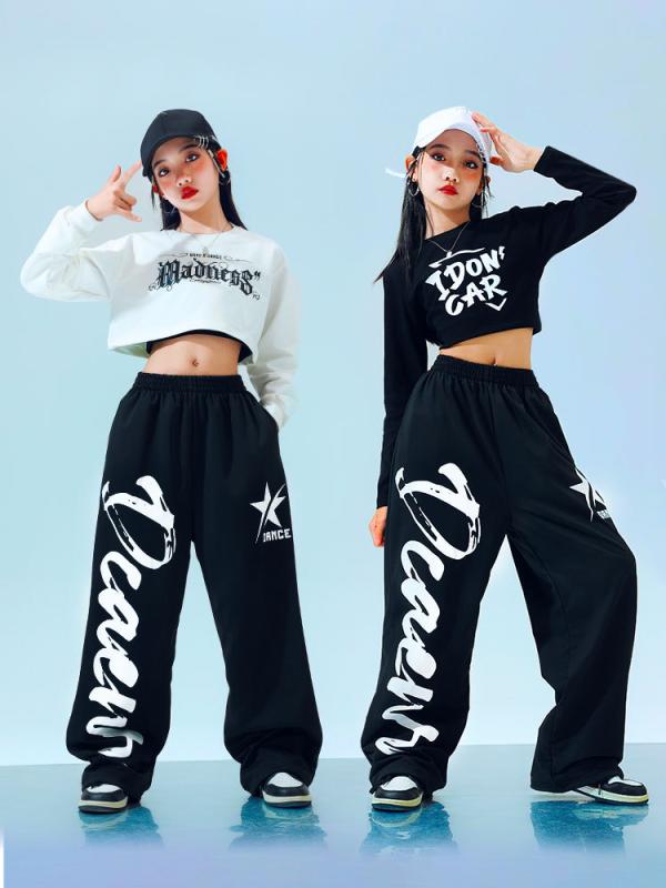 ダンス衣装 キッズ ガールズ ジャズダンス ストリートダンス ヒップホップ セットアップ ショート丈 へ..