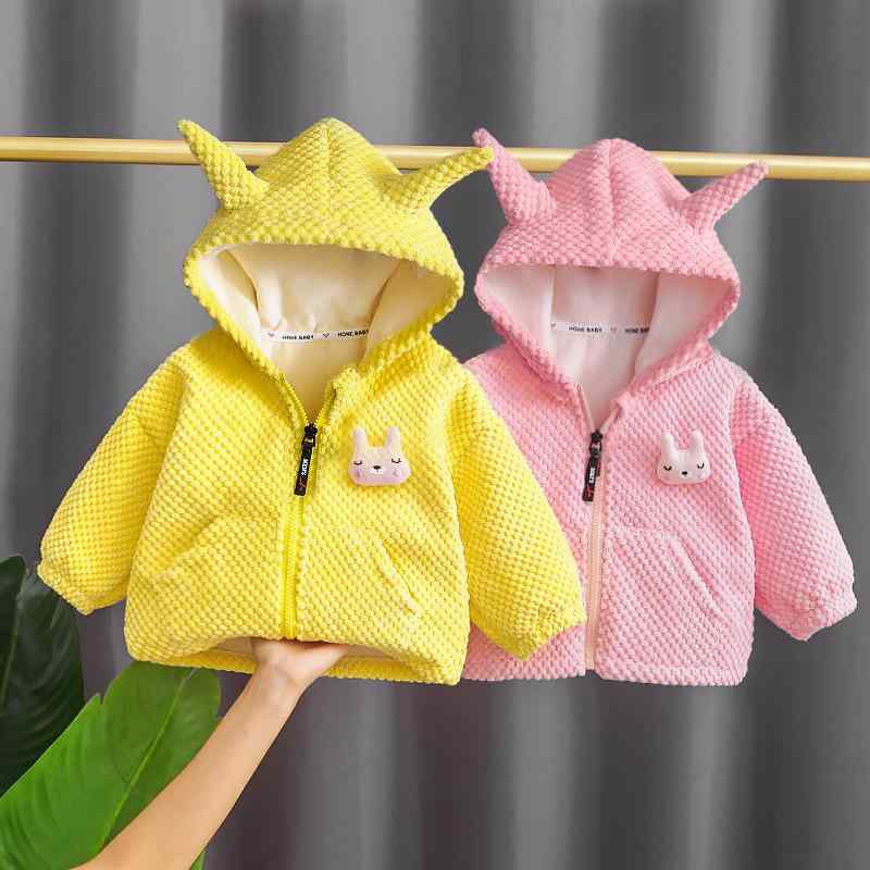 ジャケット キッズ 女の子 裏起毛 フード付き 厚手 秋冬 韓国風 カジュアル 長袖 ジップアップ カーデ..