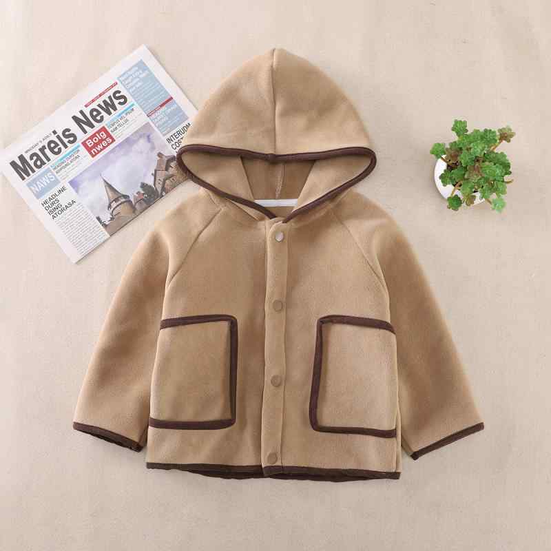 ジャケット キッズ 男の子 フリース フード付き パーカー 保温 防寒 あったか 秋冬 冬物 綿 コットン ..