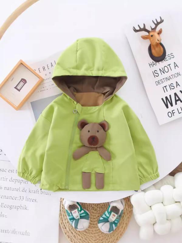 アウター 男の子 ベビー キッズ 防寒 防風 厚手 フード付き ジップアップ ウインドブレーカー 秋冬 お..