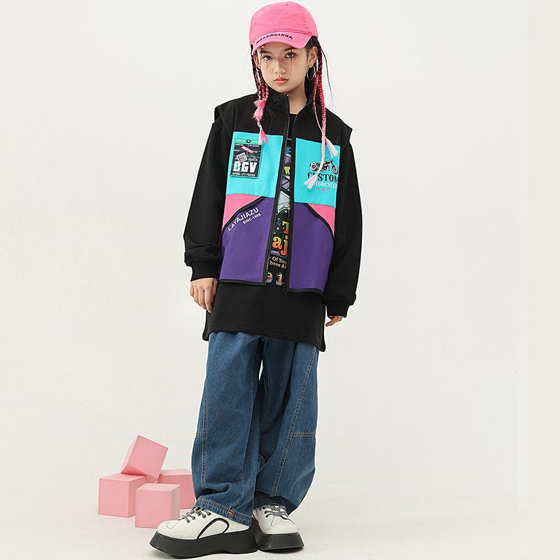 ダンスウェア キッズ 男の子 女の子 ヒップホップ ストリートダンス ゆったり ルーズ 上下セット セッ..