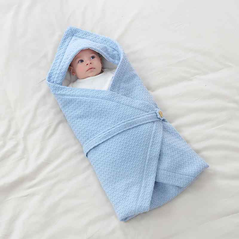 ベビーおくるみ 新生児 赤ちゃん 厚手 暖かい 保温 オールシーズン 秋冬用 スワドル 綿100% シルク綿入り ポリエステル綿混紡 無地 やわらか 快適 Aクラス安全基準(x2)