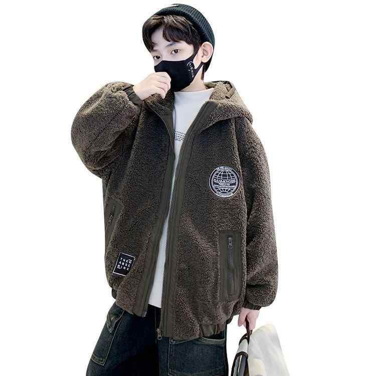 中綿コート キッズ 男の子 ジュニア 防寒 厚手 もこもこ ボア 裏起毛 フード付き 秋冬 おしゃれ 通学 ..