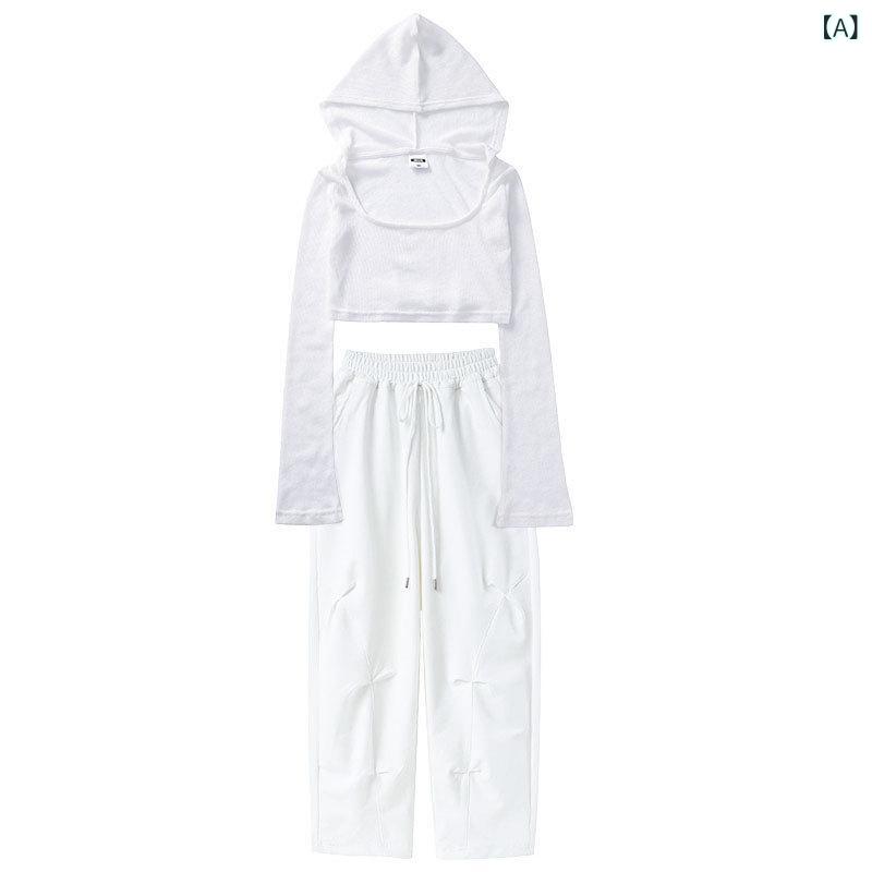 キッズ ガールズ ダンス衣装 ヒップホップ ストリート ジャズダンス フード付き パーカー セットアップ..