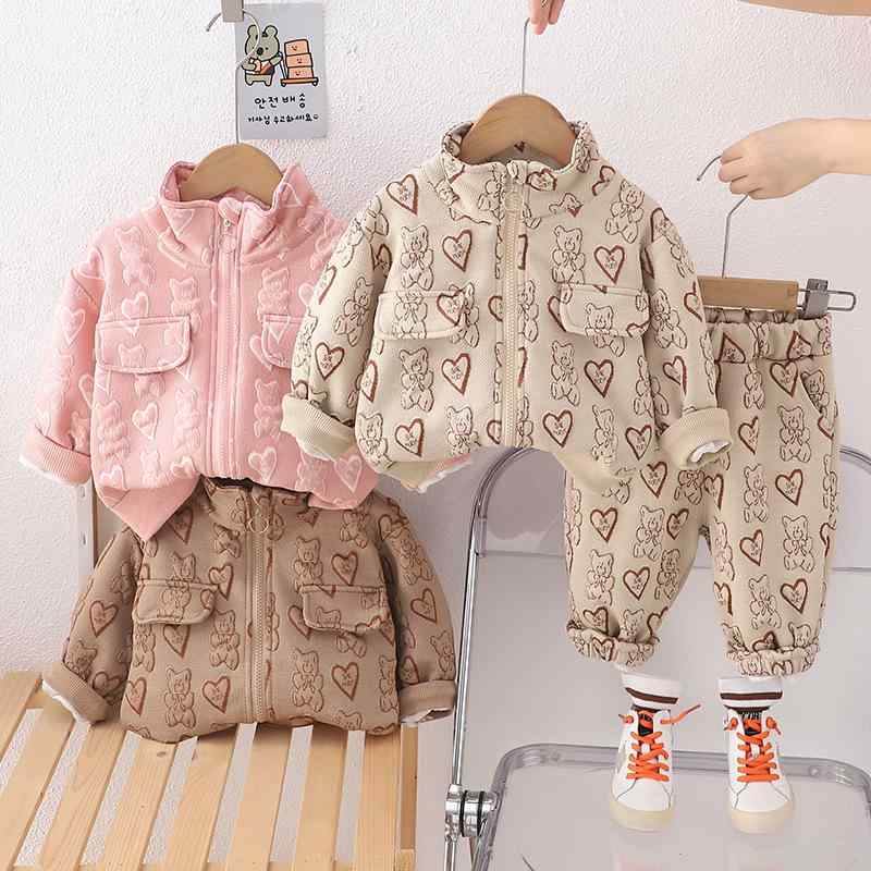 セットアップ ベビー キッズ 男の子 女の子 春秋 韓国風 おしゃれ かわいい カジュアル 2点セット 柔ら..