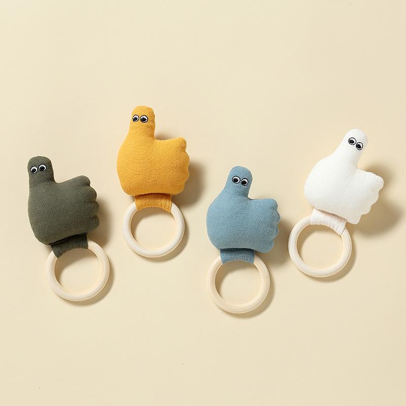 ぬいぐるみ ベビー 口に入れても安心 綿100% 歯固め 指人形 新生児 赤ちゃん 寝かしつけ 安眠グッズ ハンドパペット 出産祝い 男の子 女の子 ギフト かわいい おもちゃ グレー オフホワイト 多色展開 0歳 1歳 2歳 3歳 幼児 室内遊び