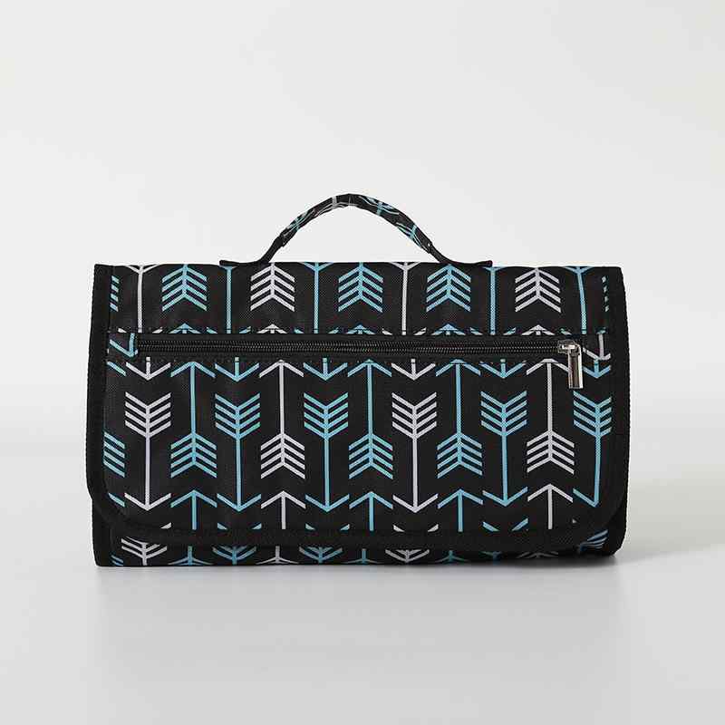 おむつ替えシート ベビー 赤ちゃん 乳幼児 防水 洗える 持ち運び 外出用 おねしょパッド コンパクト 軽量 速乾 旅行 車内用 ポリエステル製 プレイマット 持ち手付き 新生児から