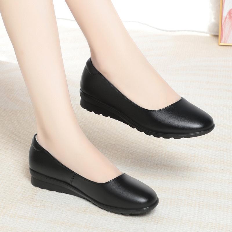 パンプス レディース 立ち仕事 疲れにくい 快適 滑り止め ソフトソール ブラック 通勤 オフィス ビジネ..