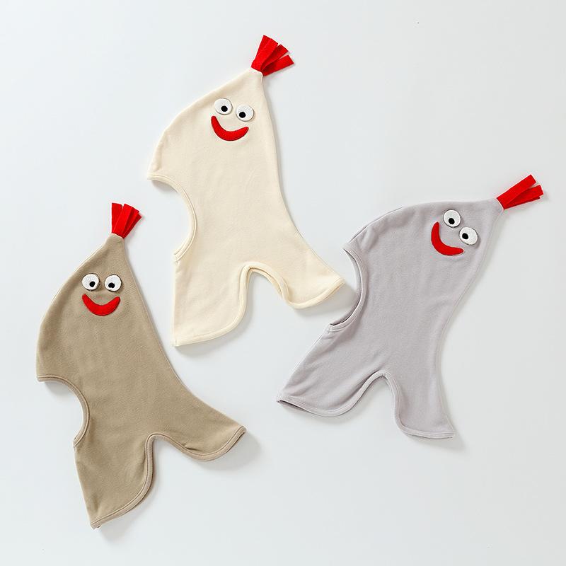 帽子 ベビー キッズ 新生児 幼児 赤ちゃん 男女兼用 防寒 保温 防風 裏起毛 あったか 耳当て付き 首元..