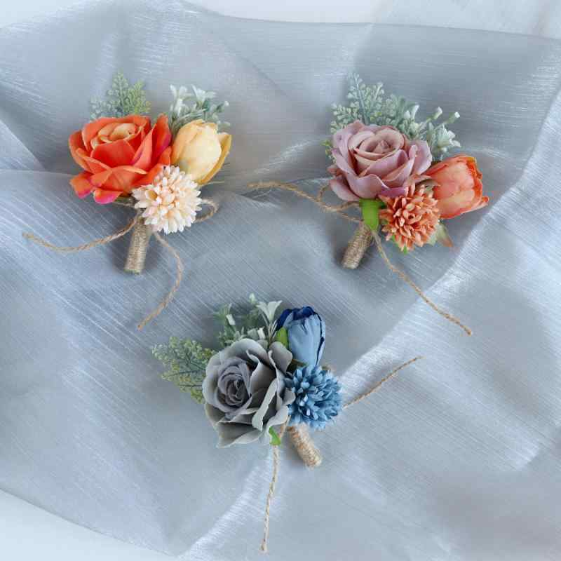 ブローチ コサージュ 結婚式 ウェディング 新郎 新婦 ゲスト 造花 リアル フォーマル スーツ ジャケッ..