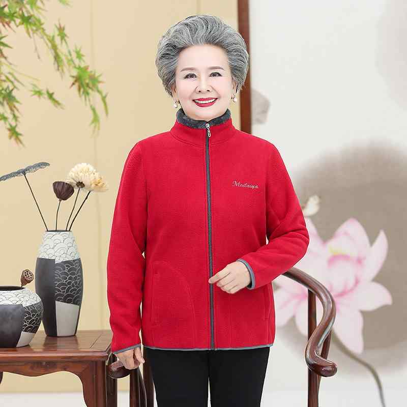 アウター レディース 秋冬物 ミセス シニア向け フリース ボア 長袖 厚手 暖かい 防寒 ジャケット 羽織..